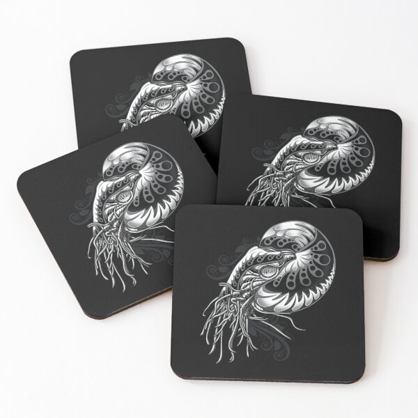 Item preview, Tattoo Nautilus Grey designed and sold by HexOne.