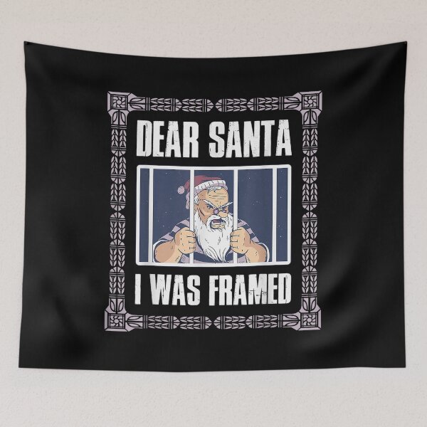 Item preview,  Dear Santa Was Framed designed and sold by sandyq55.
