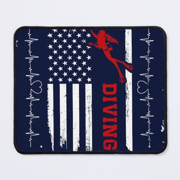 Item preview, Diving USA Flag designed and sold by ChuckyStore79.