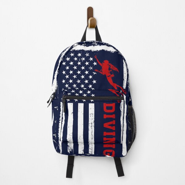 Item preview, Diving USA Flag designed and sold by ChuckyStore79.