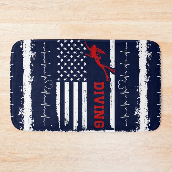 Item preview, Diving USA Flag designed and sold by ChuckyStore79.