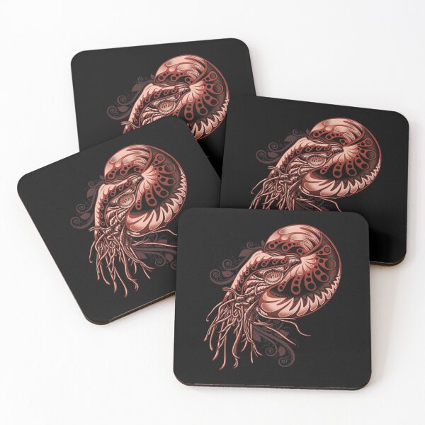 Item preview, Tattoo Nautilus Red designed and sold by HexOne.