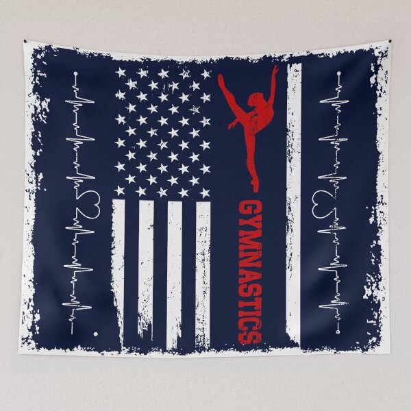 Item preview, Gymnastic USA Flag designed and sold by ChuckyStore79.