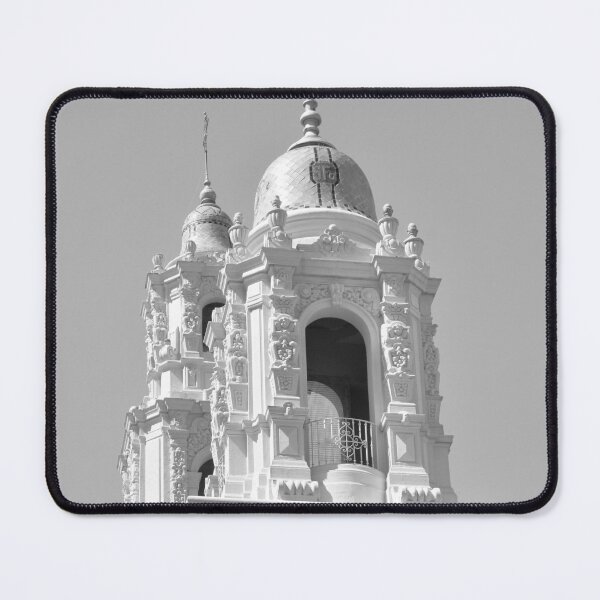 Item preview, Mission San Francisco de Asis Basilica Tower Domes Side by Side BW designed and sold by Tdcc2000.