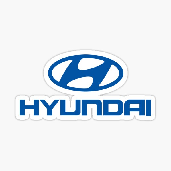 ref6 Sticker Auto Autocollant Voiture Stickers Hyundai Logo Tuning 