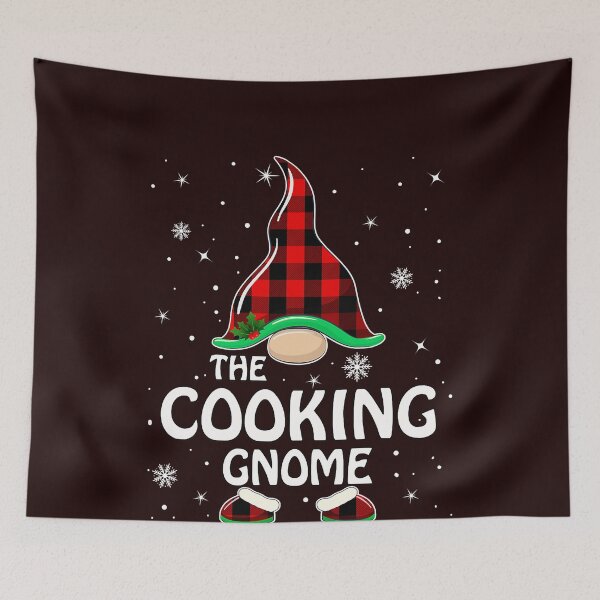Item preview, Cooking Gnome Buffalo Plaid Matching Family Christmas Pajama designed and sold by TheHumbleLemon.