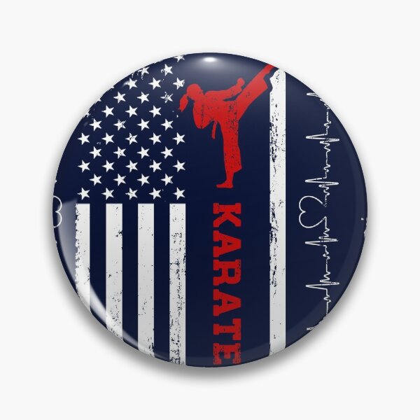 Item preview, Karate USA Flag designed and sold by ChuckyStore79.