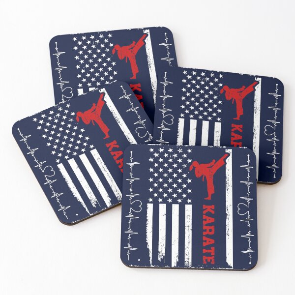 Item preview, Karate USA Flag designed and sold by ChuckyStore79.