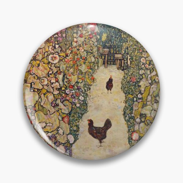 Item preview, Garden Path with Chickens, 1916, Burned at Schloss Immendorf in 1945 designed and sold by angelafor.