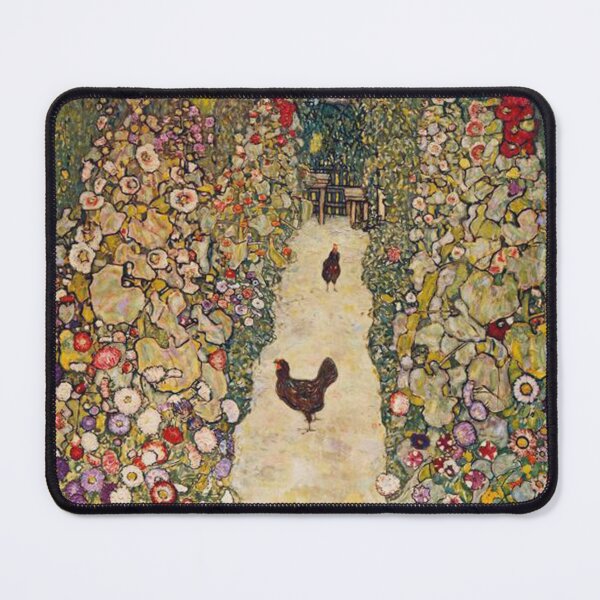Item preview, Garden Path with Chickens, 1916, Burned at Schloss Immendorf in 1945 designed and sold by angelafor.