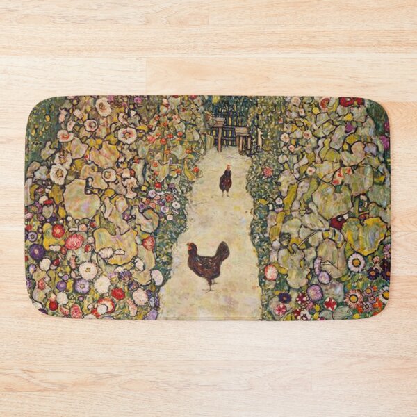 Item preview, Garden Path with Chickens, 1916, Burned at Schloss Immendorf in 1945 designed and sold by angelafor.