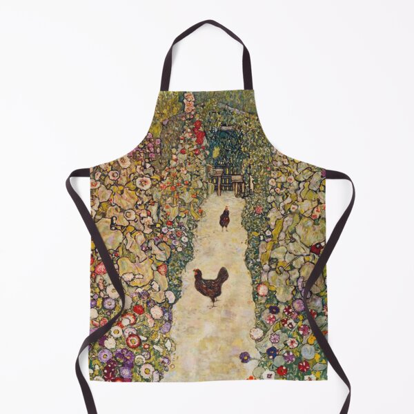 Item preview, Garden Path with Chickens, 1916, Burned at Schloss Immendorf in 1945 designed and sold by angelafor.