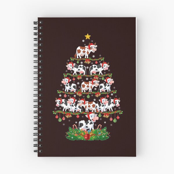 Item preview, Cow Christmas Tree Funny Cow Lover Cow Xmas designed and sold by TheHumbleLemon.