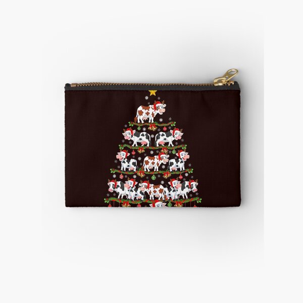 Item preview, Cow Christmas Tree Funny Cow Lover Cow Xmas designed and sold by TheHumbleLemon.