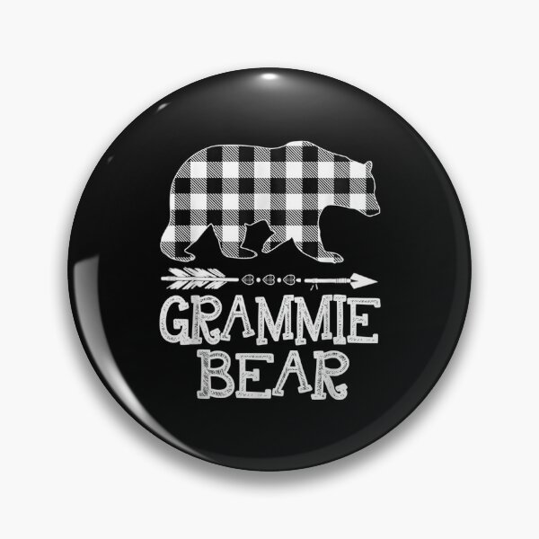 Item preview,  Black White Buffalo Plaid Grammie Bear Christmas Pajama designed and sold by olivee79.
