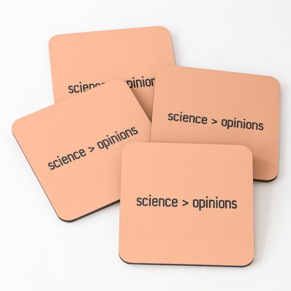 Item preview, Science > opinions (black text) designed and sold by Ofeefee.