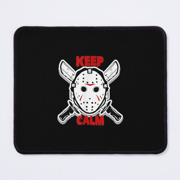 Item preview, Keep Calm Horror Character Wearing Mark Collab designed and sold by olivee79.