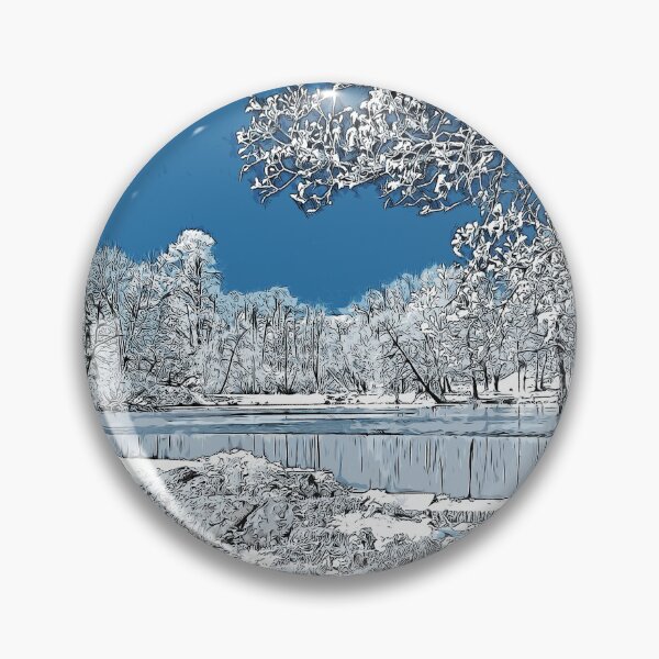 Item preview, Winter Landscape Сolor print designed and sold by artdragongift 15.