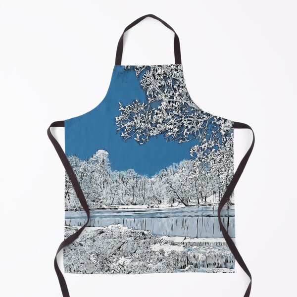 Item preview, Winter Landscape Сolor print designed and sold by artdragongift 15.