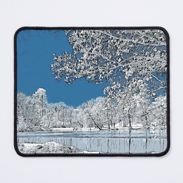 Item preview, Winter Landscape Сolor print designed and sold by artdragongift 15.