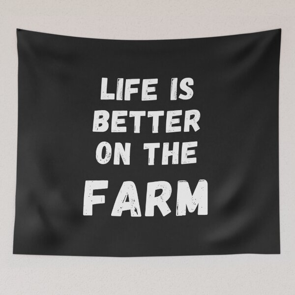 Item preview, Life is better on the farm designed and sold by MohitJain1109.