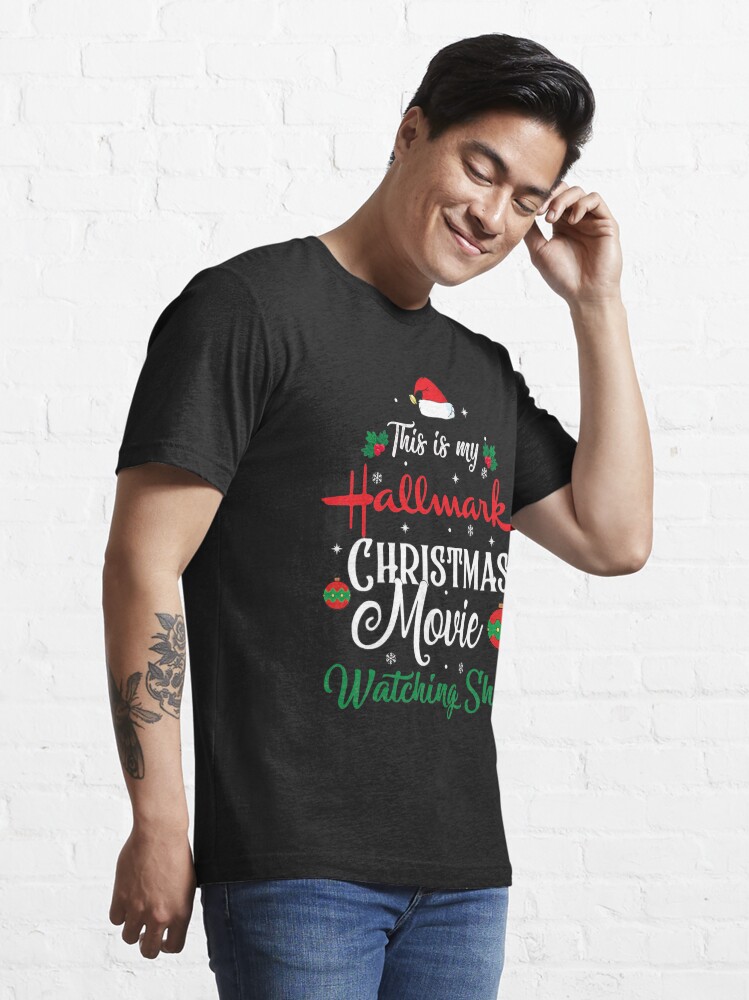 Top Kansas City Chiefs This Is My Hallmark Christmas Movies Watching 2021  Shirt - Ears Tees