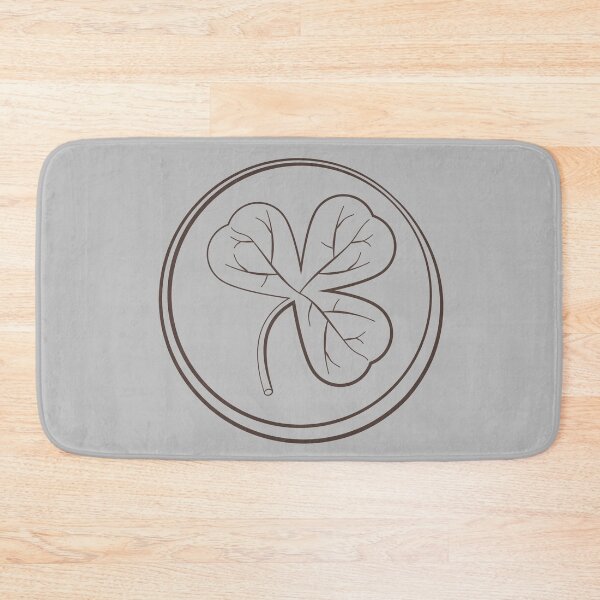 Item preview, Grey Shamrock Leaf Pattern  designed and sold by DKdesigns27.