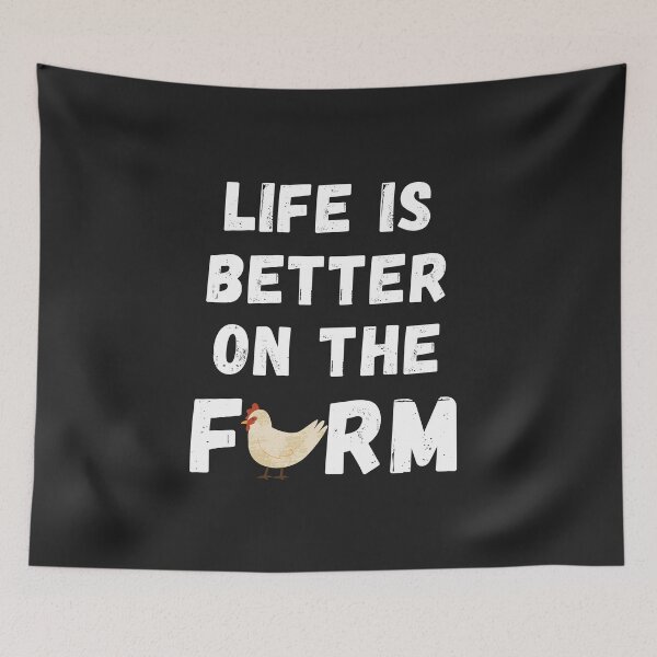 Item preview, Life is better on the farm designed and sold by MohitJain1109.