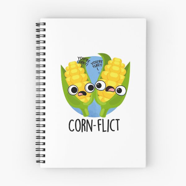 Item preview, Corn-flict Funny Corn Puns  designed and sold by punnybone.