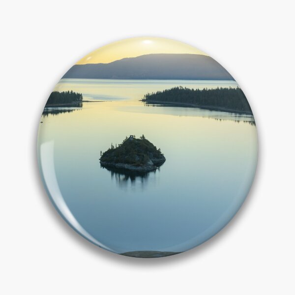 Item preview, Dawn over Emerald Bay and Fannette Island in South Lake Tahoe designed and sold by yhelfman.