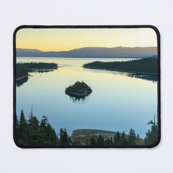 Item preview, Dawn over Emerald Bay and Fannette Island in South Lake Tahoe designed and sold by yhelfman.