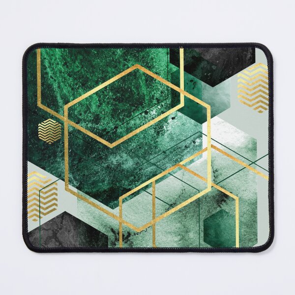 Item preview, Emerald Green Geo designed and sold by UrbanEpiphany.