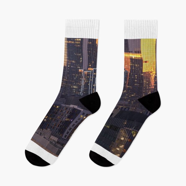 Item preview, Sunset over San Francisco Downtown Close-up via Potrero Hill designed and sold by yhelfman.