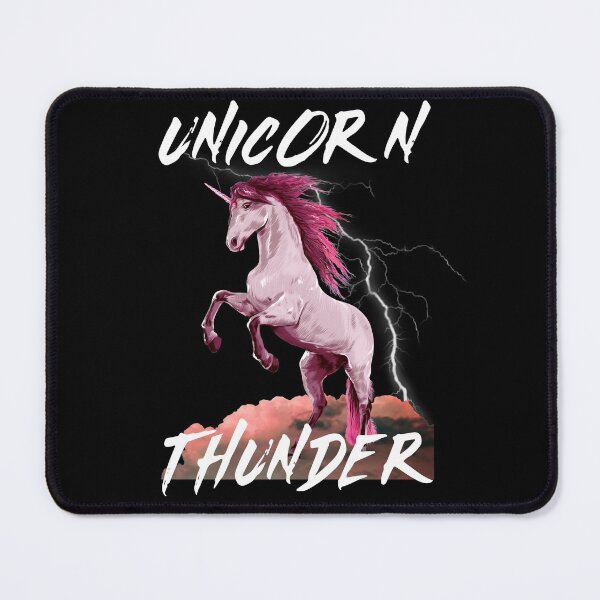 Item preview, Pink Unicorn Thunder Graphic Design designed and sold by TheWildFlix.
