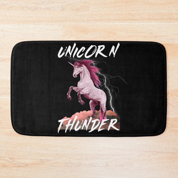 Item preview, Pink Unicorn Thunder Graphic Design designed and sold by TheWildFlix.