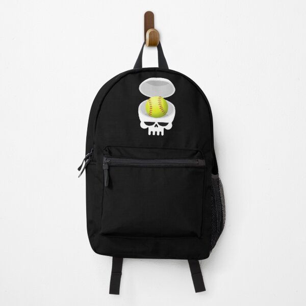 Item preview, Skull with Softball brain - Softball Halloween Costume designed and sold by CaitU.