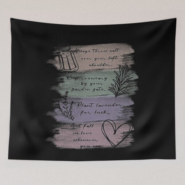 Item preview, Always Throw Spilled Salt Practical Magic Inspirit Quote designed and sold by TarahHimanga.