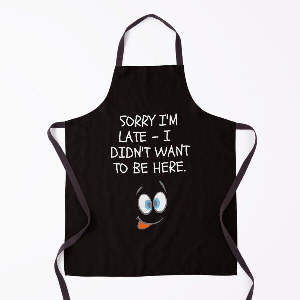 Item preview, Sorry I'm Late (for dark colours only) designed and sold by Scribblehound.