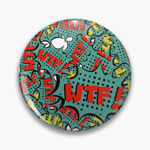 Item preview, WTF! Comic Book Style speech bubble text with halftone background designed and sold by urbanbuzzz.