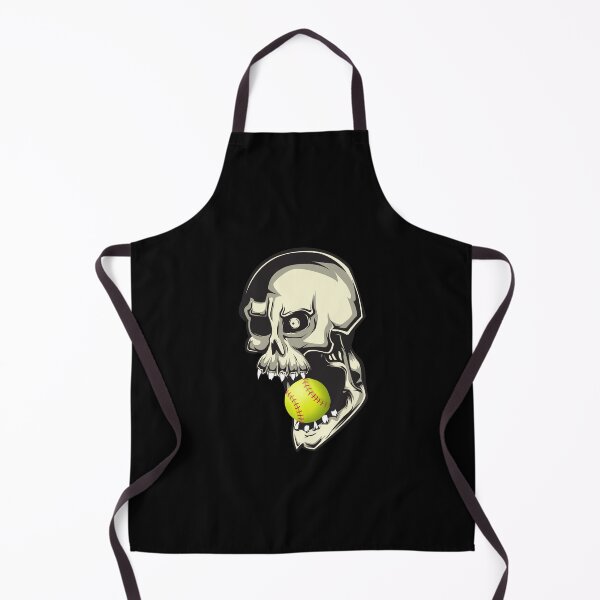 Item preview, Skull with Softball inside mouth - Softball Halloween Costume designed and sold by CaitU.