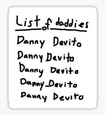 Everyone List Your Daddies! Sticker