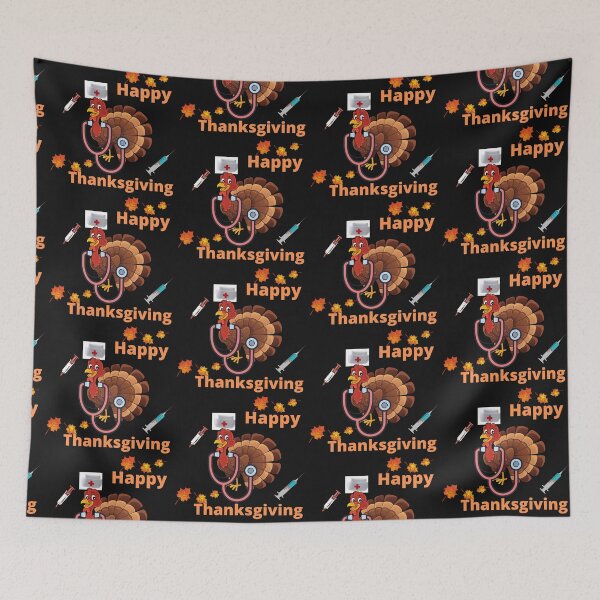 Item preview, Thanksgiving Scrub Tops Women Turkey Nurse Holiday Nursing T-Shirt designed and sold by NewwaveLine.