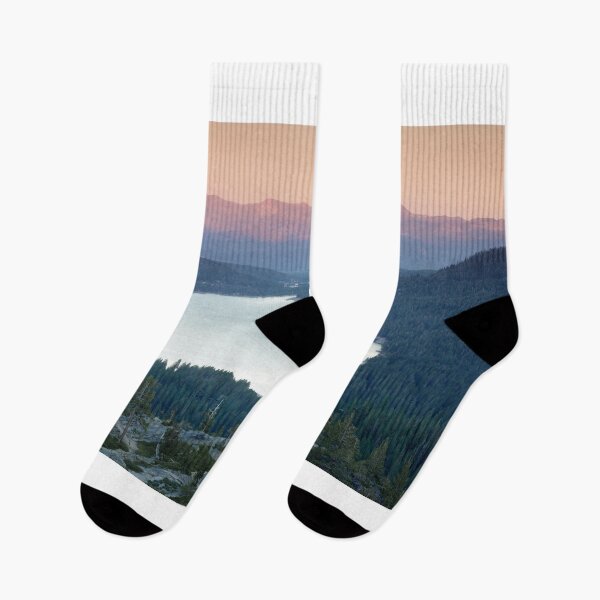 Item preview, Autumn Sunset over Donner Lake via Donner Pass designed and sold by yhelfman.
