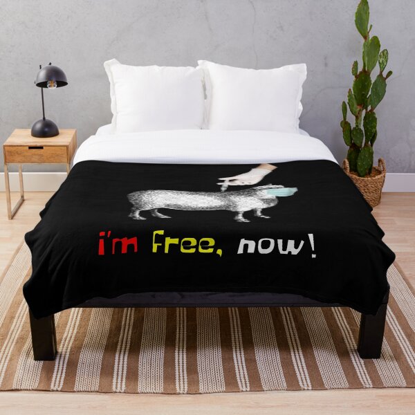 Item preview, I'm Free Now Mascarilla facial y diseño de burla de vacuna designed and sold by InStockShop.