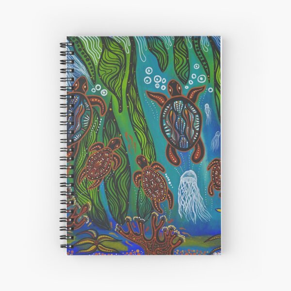 Sea Turtle (Saltwater Dreaming) Native Creations Spiral Notebook