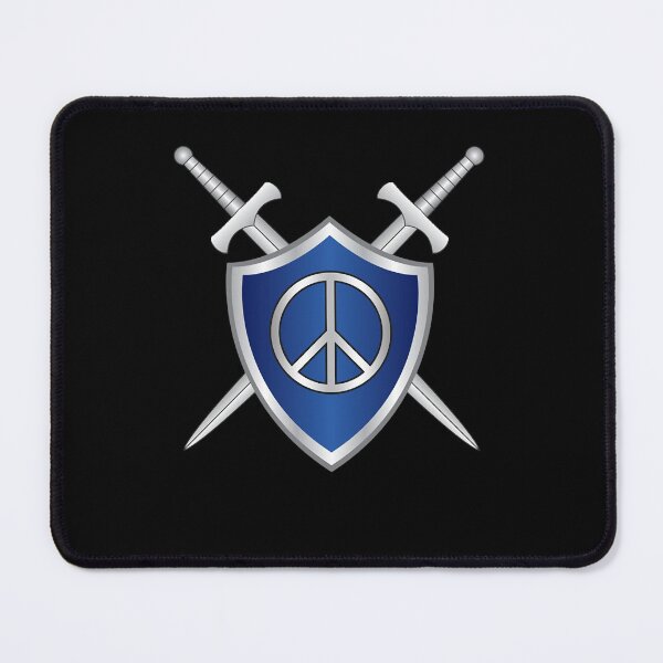 Item preview, Peace Symbol Warrior Sword Shield designed and sold by TarahHimanga.