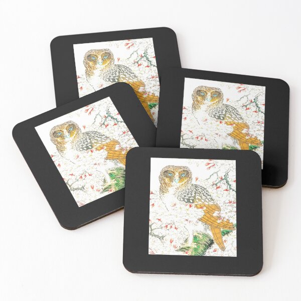 Item preview, Japanese Owl and Cherry Tree Graphic designed and sold by BillyHopkins.