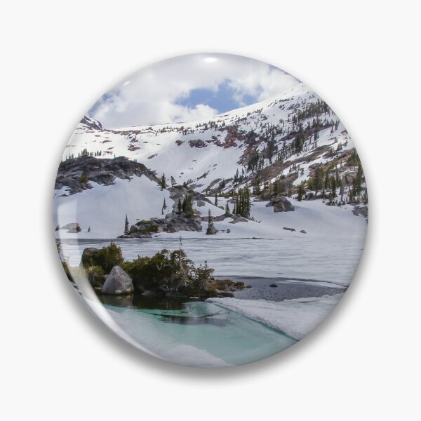 Item preview, Views of frozen Fontanillis Lake and Dicks Peak in late Spring designed and sold by yhelfman.