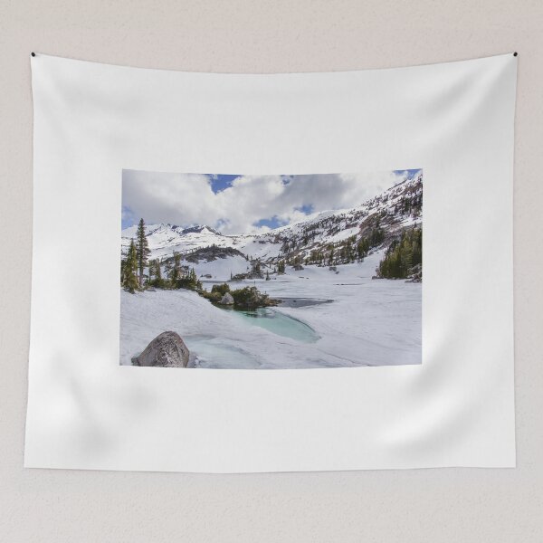 Item preview, Views of frozen Fontanillis Lake and Dicks Peak in late Spring designed and sold by yhelfman.