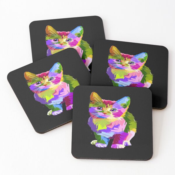 Item preview, Kaleidoscope Kitten Classic designed and sold by BillyHopkins.